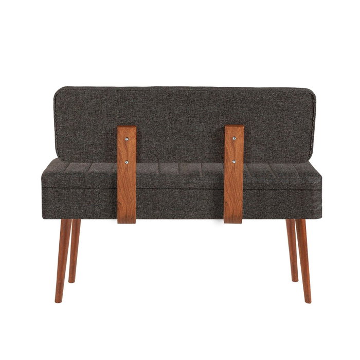 Hanah Home Vina 1053 Juego de Comedor Extensible de 5 Piezas, Nogal y Antracita Hanah Home Vina 1053 Juego de Comedor Extensible de 5 Piezas, Nogal y Antracita